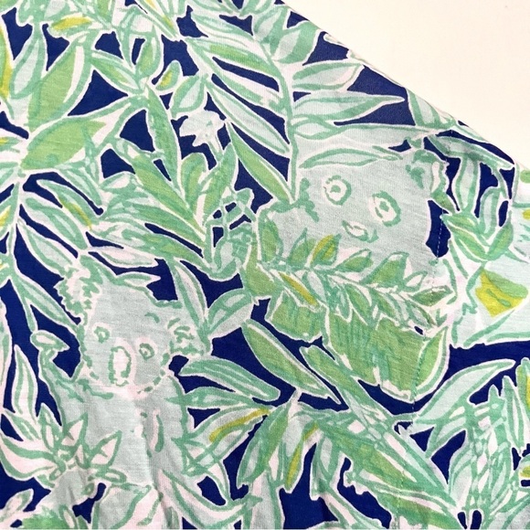 Lilly Pulitzer‎ Koala of the Wild Cooper Caftan Pullover Top Size S/M - Picture 5 of 9
